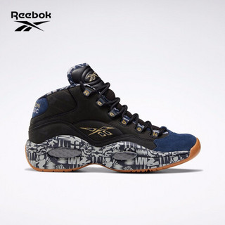 Reebok锐步 运动经典QUESTION MID男子中帮篮球鞋FX4991 FX4991_黑色 43