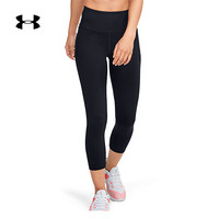 安德玛 官方UA Meridian女子运动紧身中裤Under Armour1355915 黑色001 L