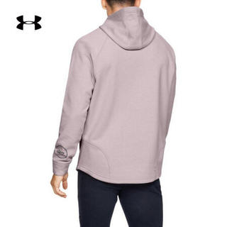 安德玛官方UA 库里SC30运动连帽卫衣男女同款Under Armour1353553 粉红色667 男码M/女码L