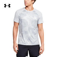 安德玛官方UA Qualifier男子运动短袖T恤Under Armour1350134 灰色014 M