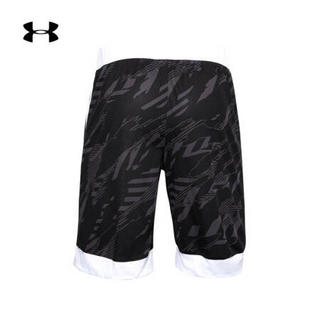 安德玛官方UA Retro男子运动印花短裤Under Armour1356880 黑色002 M