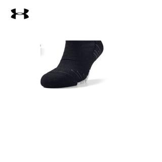安德玛官方UA Playmaker Crew成人运动袜子Under Armour1356615 黑色001 L