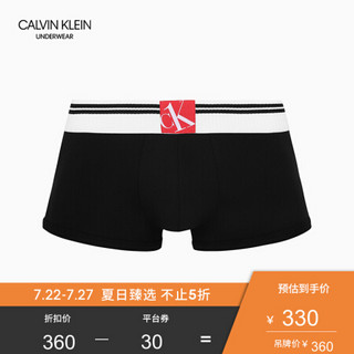 [CK ONE]CK UNDERWEAR 2020春夏新款男装 棒球袜系列平角内裤NB2347 001-黑色 L