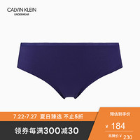 CK UNDERWEAR   女装红色循环Logo腰边青春时尚三角内裤 QD3675 5VZ-蓝色 S