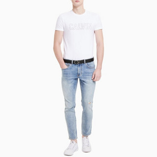 CK CALVIN KLEIN  男士Logo简约皮带腰带MB0091M1900 001-黑色 95