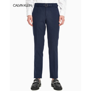 CK CALVIN KLEIN 2020春夏新款男装 席纹布小脚裤西裤 M2352T263 433-藏蓝色 30