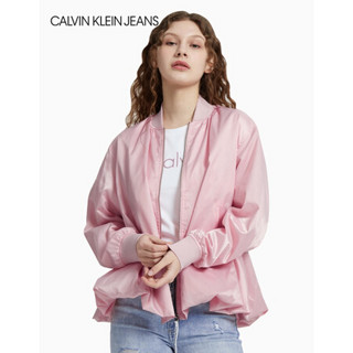 CK JEANS 2020春夏款 女装Logo单夹克外套J213851 TIR-粉色 XS