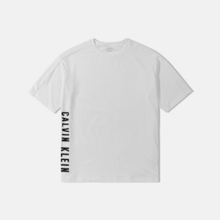 CK PERFORMANCE/ 经典款 男士透气Logo运动T恤4MS8K126 100-白色 L