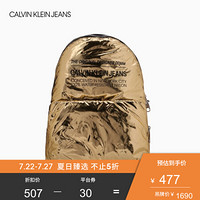 CK JEANS   男士轻便休闲旅行双肩包 HH2000Q4400 722-金色 ST