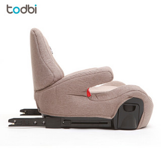 韩国todbi儿童安全座椅增高座垫COCOON系列适合3-12岁宝宝ISOFIX汽车简易便携式 米色