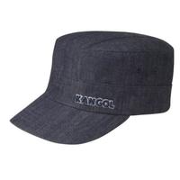 Kangol袋鼠男女帽子鸭舌帽平顶帽军帽礼帽牛仔春秋冬款5067BC Indigo S/M