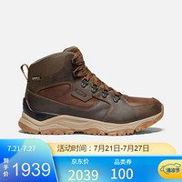 KEEN科恩男鞋短靴训练靴皮靴徒步靴靴子1021626 MUSK 15