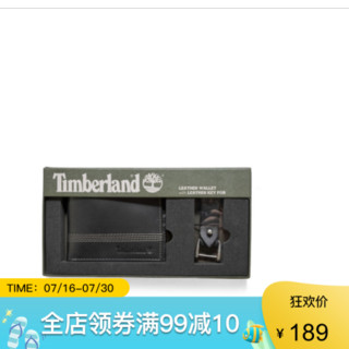 Timberland添柏岚钱包男士短款对折钱夹（囤） Black-NP0366 One Size