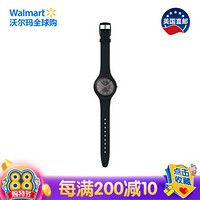 美国直邮 斯沃琪 Swatch SKIN超薄系列男士简约树脂表带石英表 灰色 SVUB106