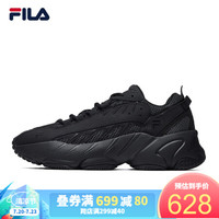 FILA 斐乐女鞋ADE老爹鞋2020夏季网面透气休闲百搭运动鞋 黑-BK 36