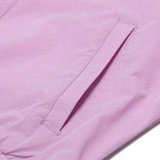 361女装2020春新款时尚舒适夹克潮流长袖运动外套  POP 沙粉紫 L