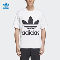 阿迪达斯官网adidas 三叶草OVERSIZED TEE男装经典运动短袖T恤CW1212 如图 L