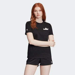 阿迪达斯官网 adidas 三叶草 Graphic Tee 女装运动短袖T恤GK3669 如图 34