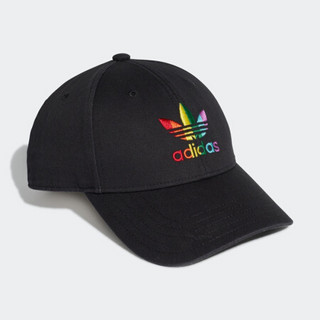 阿迪达斯官网 adidas 三叶草 BASEBALL CAP 男女运动帽子GP2594 黑色 L