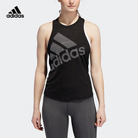 阿迪达斯官网 adidas BOS LOGO TANK 女装训练运动背心EB4543 如图 2XL