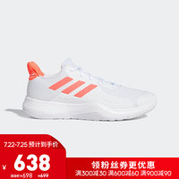阿迪达斯官网adidas FitBounce Trainer W女鞋训练运动鞋EG5624 汉玉白/白/信号粉 39(240mm)