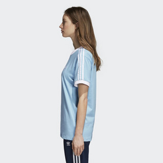 阿迪达斯官方adidas 三叶草 3 STRIPES TEE 女子 短袖上衣 DH3146 如图 34