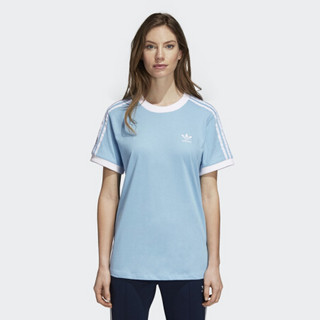 阿迪达斯官方adidas 三叶草 3 STRIPES TEE 女子 短袖上衣 DH3146 如图 34