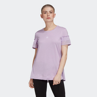 阿迪达斯官网 adidas 三叶草 Tulle Tee 女装运动短袖T恤GK3661 如图 32