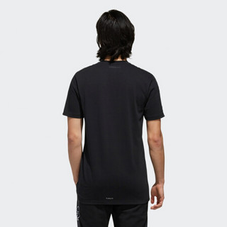 阿迪达斯官方 adidas neo M CS PHOTO TEE 男子短袖上衣DW8137 黑色/粉 A/XS(170/88A)