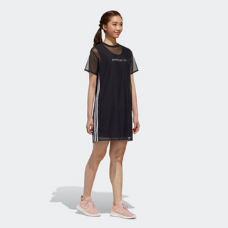 阿迪达斯官网 adidas neo W CS DRESS 女装运动裙子GJ5291 黑色 A/2XL(175/100A)