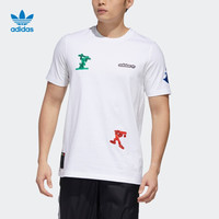adidas ORIGINALS Goofy T2 Disney高飞联名款 运动T恤 GP6478