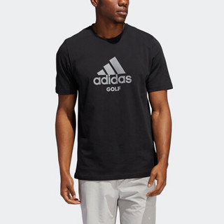 adidas 阿迪达斯 golf tee 男子运动T恤 FS6760 黑色 XL