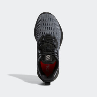 阿迪达斯官网 adidas alphabounce+ J 大童跑步运动鞋EF0944 金属影迹灰/黑色 36(220mm)