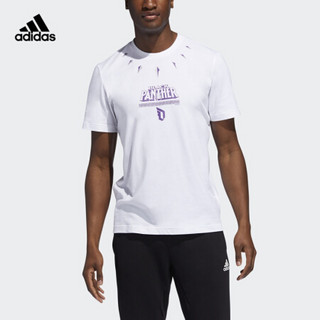 阿迪达斯官方 adidas DAME BP LOGO 男子篮球短袖FM2812 如图 L