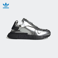 阿迪达斯官网 adidas 三叶草 FUTUREPACER男女鞋经典运动鞋EE5002 银金属/1号黑色 42