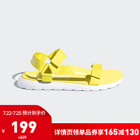 adidas NEO COMFORT SANDAL 男士拖鞋 FU6696 亮黄/亮白 42