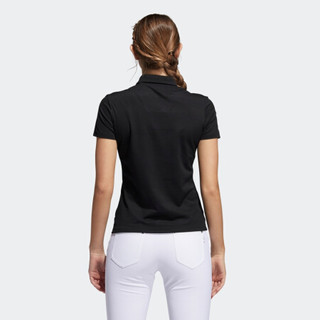 adidas 阿迪达斯 S/S POLO 女子POLO衫 FS6459 黑色 L