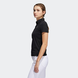 adidas 阿迪达斯 S/S POLO 女子POLO衫 FS6459 黑色 L