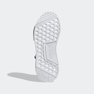 阿迪达斯官网 adidas 三叶草 NMD_R1 男女鞋经典运动鞋FV8727 白/一号黑/白 42.5(265mm)
