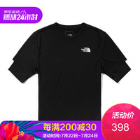TheNorthFace北面短袖T恤男户外上新|4NA6 JK3/黑色 XL
