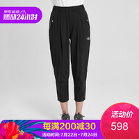 TheNorthFace北面休闲裤女户外舒适防泼水上新|498E JK3/黑色 L