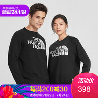 TheNorthFace北面舒适保暖针织卫衣情侣款户外|3VUB JK3/黑色 XXL