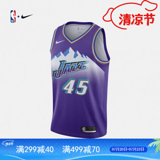 NBA-Nike 犹他爵士队米切尔 男运动球衣篮球服 AV4517 图片色 L