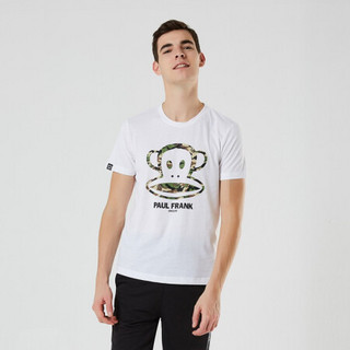 【paul frank运动服饰直播款】男式短袖运动T恤#042 白色 M
