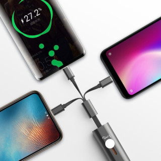 幻响 I Mu 三合一数据线充电线伸缩便携usb C 适用iphone11 Xs Xr华为小米金属收纳款 锖色 报价价格评测怎么样 什么值得买