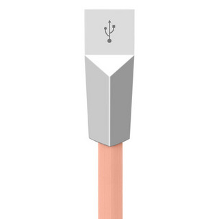 幻响（i-mu）锌合金二合一充电数据线 适用于苹果iphone11/Xs/安卓手机平板 粉色