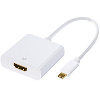 幻响（i-mu）USB3.1 Type-C转HDMI接口 高清转换器适用于苹果Mac 白色