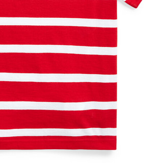 Ralph Lauren/拉夫劳伦男童 2020年夏季条纹平纹针织T恤33767 600-红色 5