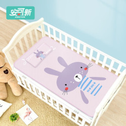 安可新 婴儿冰丝凉席+凉席枕套装 60*120cm