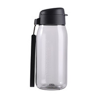 Tupperware特百惠 乐趣随心杯550ML便携运动健身学生防漏带提绳简约塑料杯子 都市灰